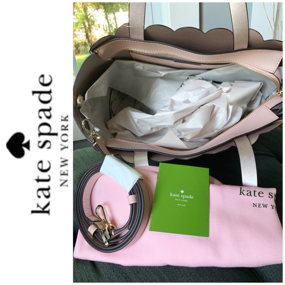 NWT Kate Spade genuine leather crossbody satchel - Picture 7 of 8